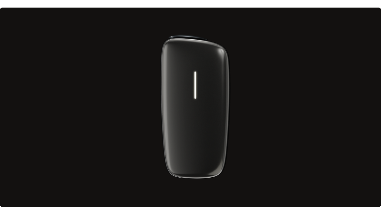 Ploom X құрылғысы - қара фон